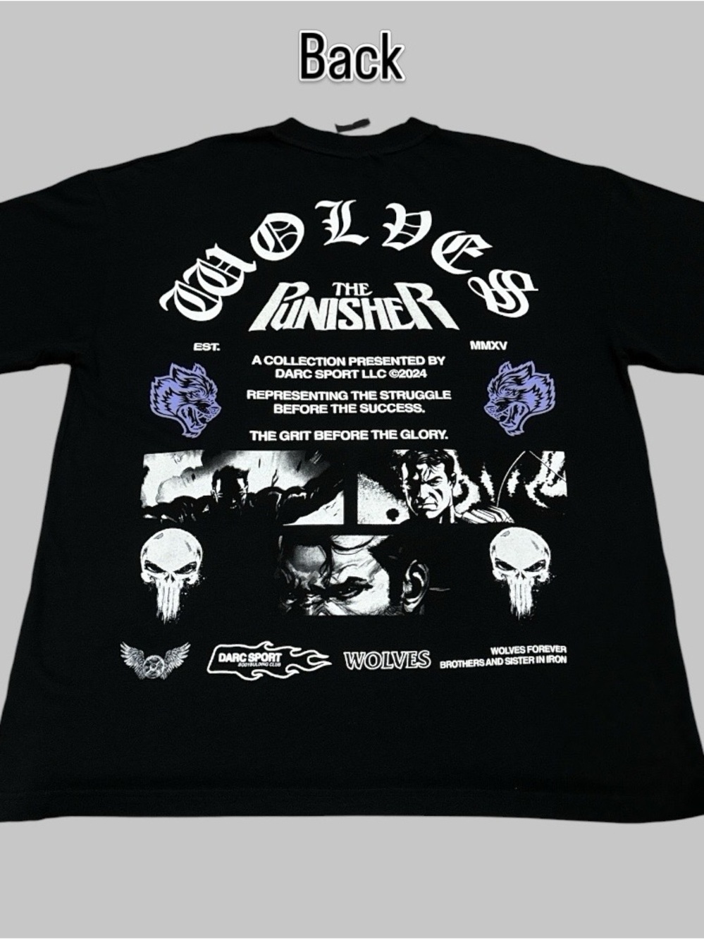 Darc Sport x The Punisher “STAGES” Premium Tee, Size LARGE OS #527 of 1000